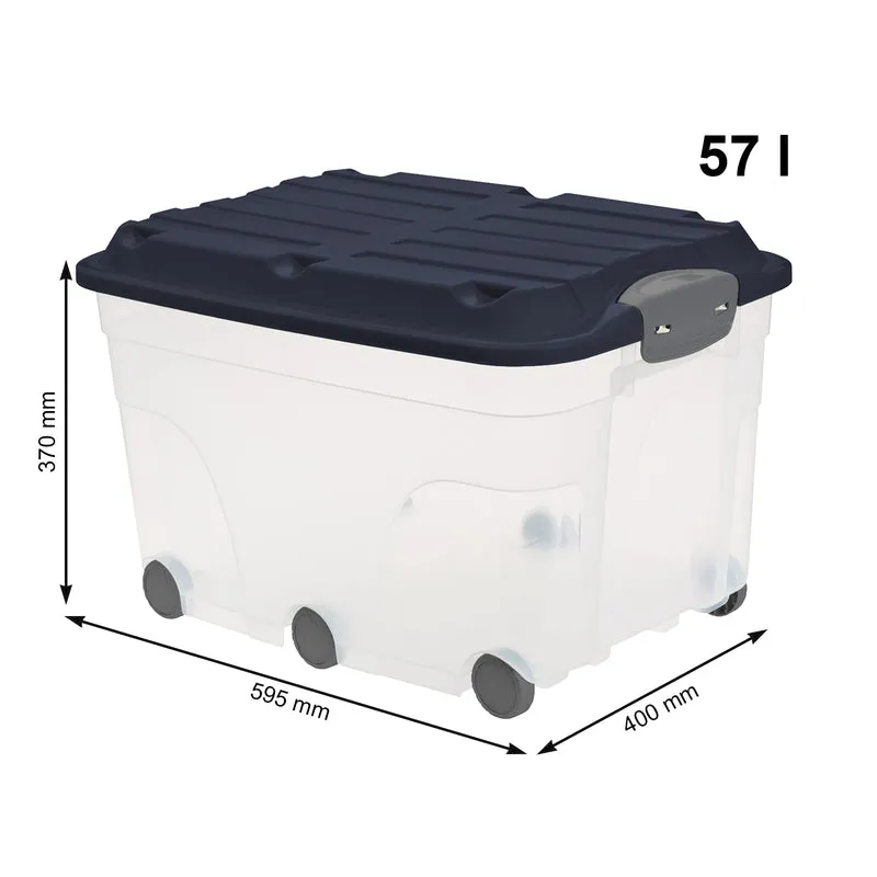 Rollbox mit Deckel 57 l ROLLER 6