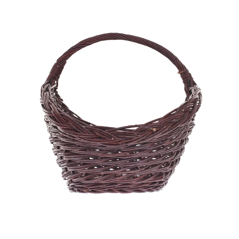Flavena wicker firewood basket with handle TheWickerStories