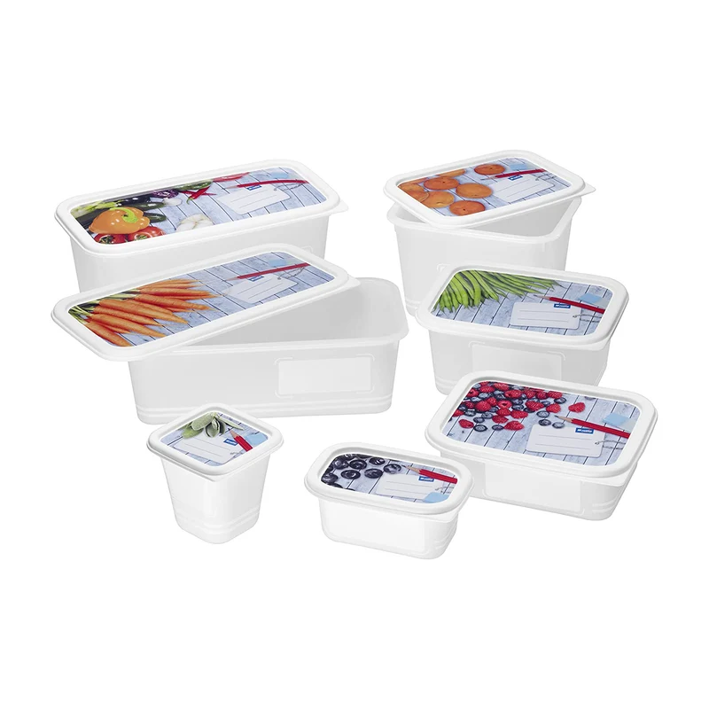 3er Set Gefrierdosen 1,2 l DOMINO
