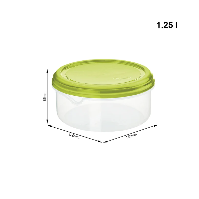 Kühlschrankdose rund 1,25 l RONDO