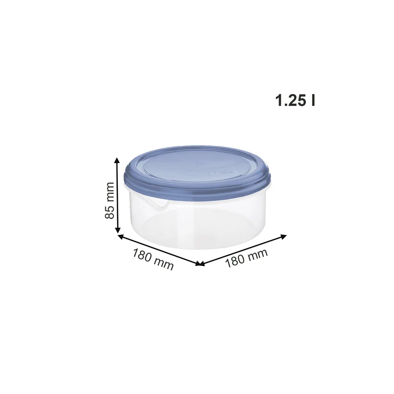 Kühlschrankdose rund 1,25 l RONDO