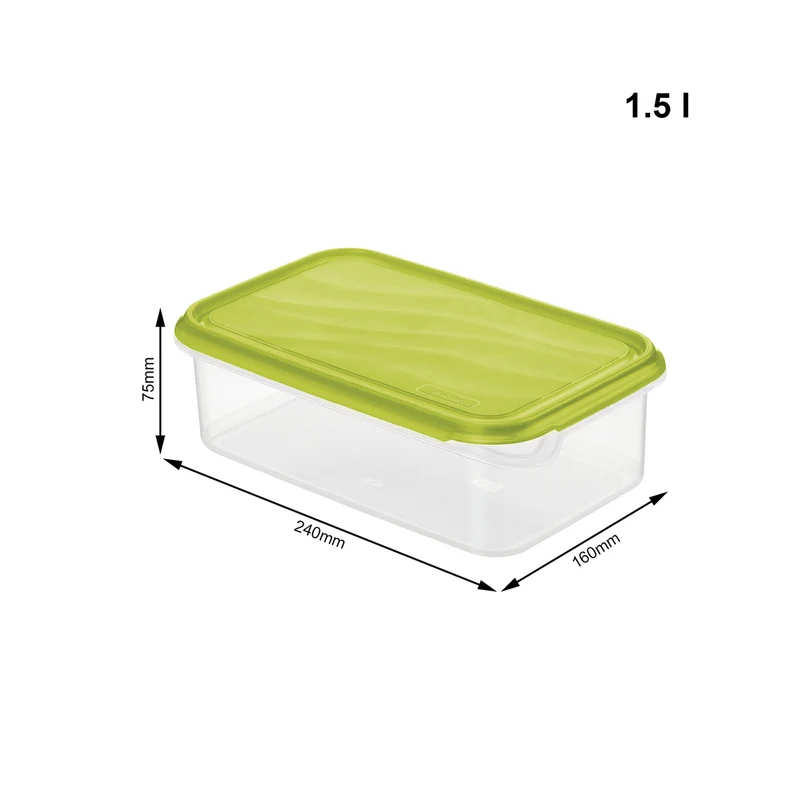Kühlschrankdose eckig 1,5 l RONDO