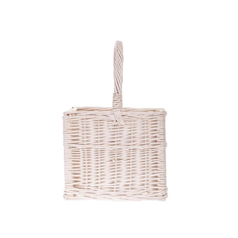 Gaudios wicker basket, bottle crate, carrier with compartments and handle TheWickerStories