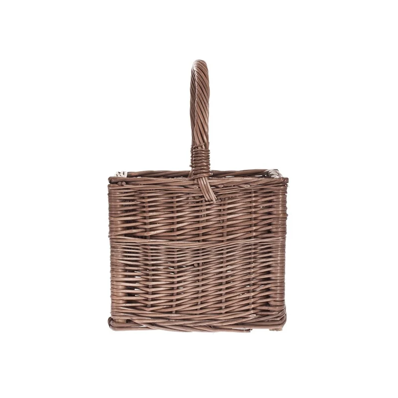 Gaudios wicker basket, bottle crate, carrier with compartments and handle TheWickerStories