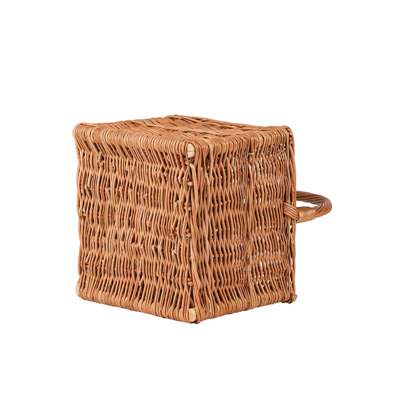 Gaudios wicker basket and bottle carrier with dividers and handle TheWickerStories