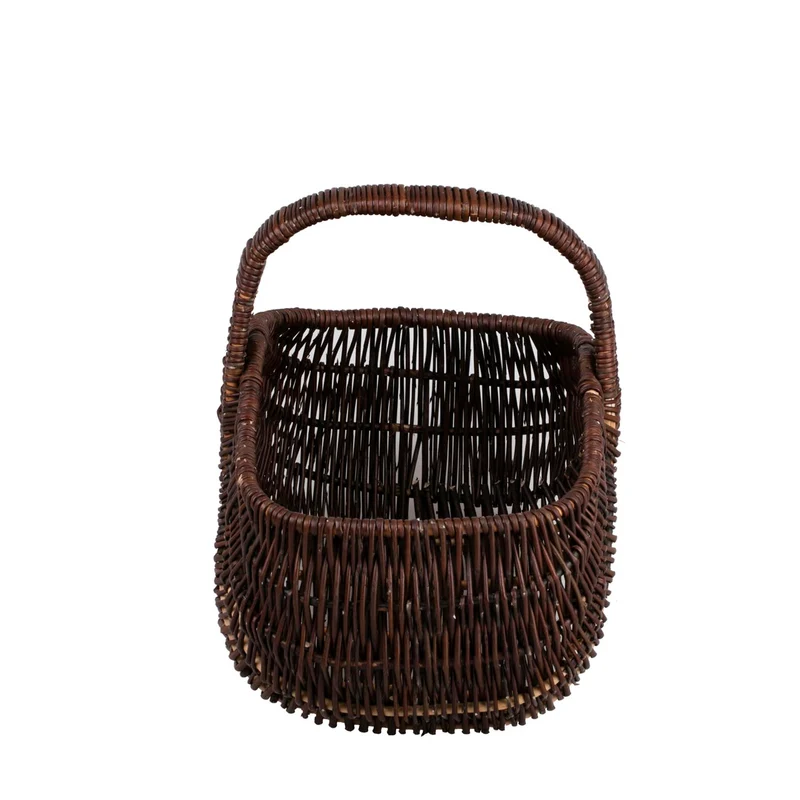 Werawia wicker shopping basket with handle TheWickerStories