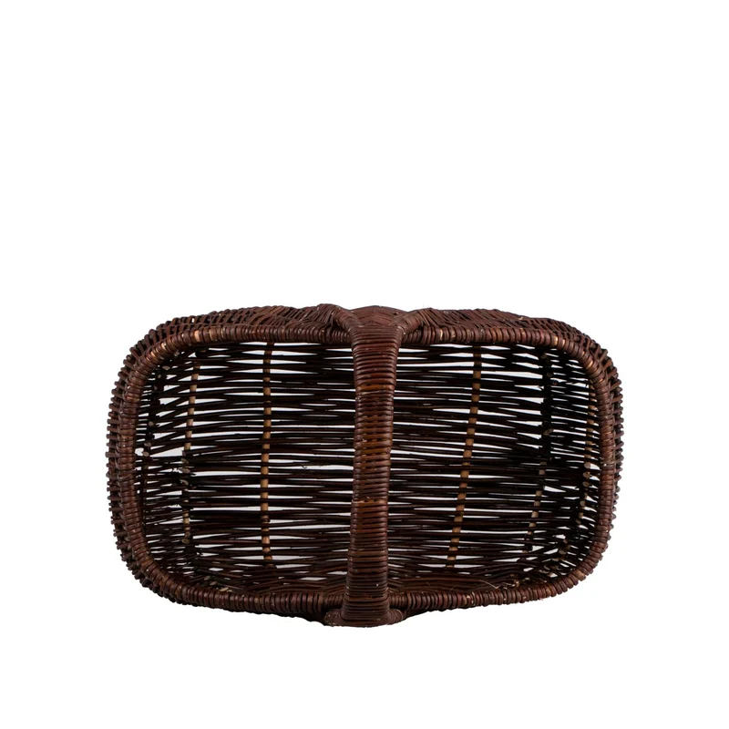 Werawia wicker shopping basket with handle TheWickerStories