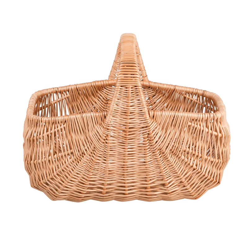 Werawia wicker shopping basket with handle TheWickerStories