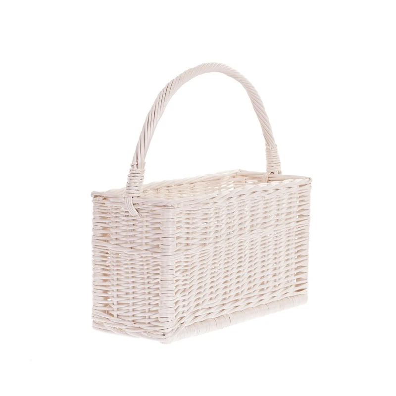 Gavis wicker magazine basket with handle TheWickerStories