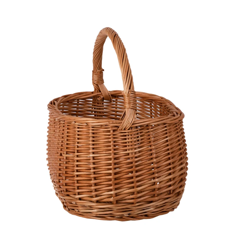 Wilerissa wicker shopping basket, mushroom and picnic basket, decorative gift basket TheWickerStories