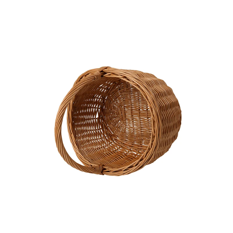Waldissa wicker shopping basket, mushroom and picnic basket, decorative gift basket TheWickerStories