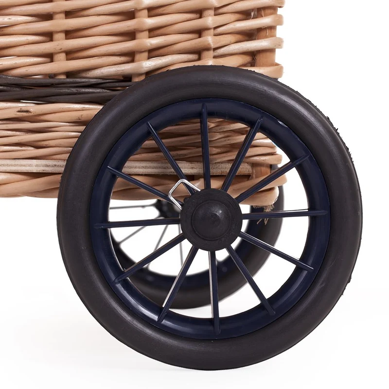 Favoren mobile wicker basket for transporting wood and goods TheWickerStories