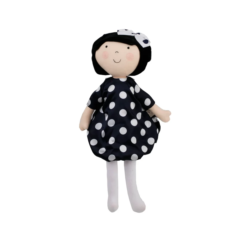 Fiora handmade doll with black lining TheWickerStories