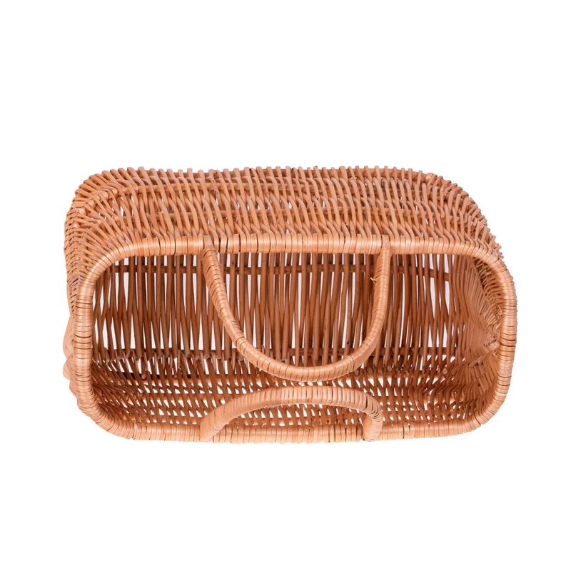 Werlissa wicker shopping basket with handles TheWickerStories
