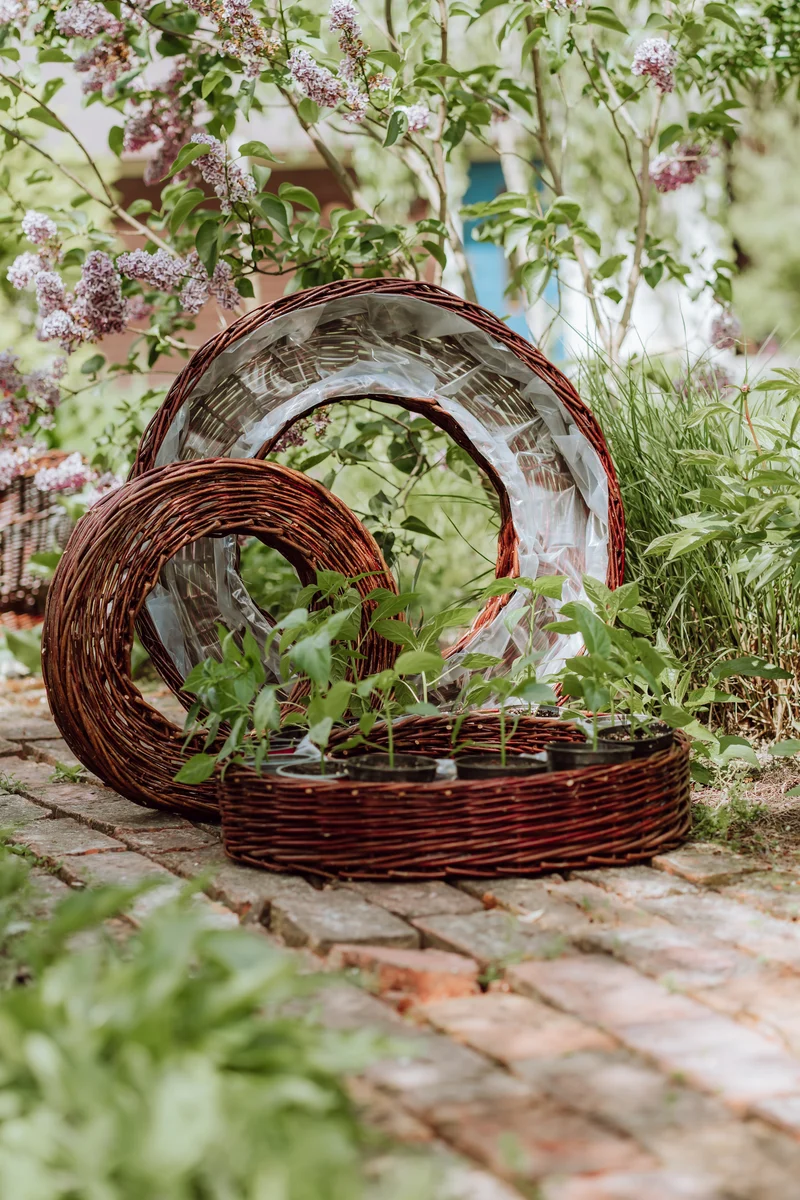 Pallados set of 3 wicker planter baskets with lining TheWickerStories