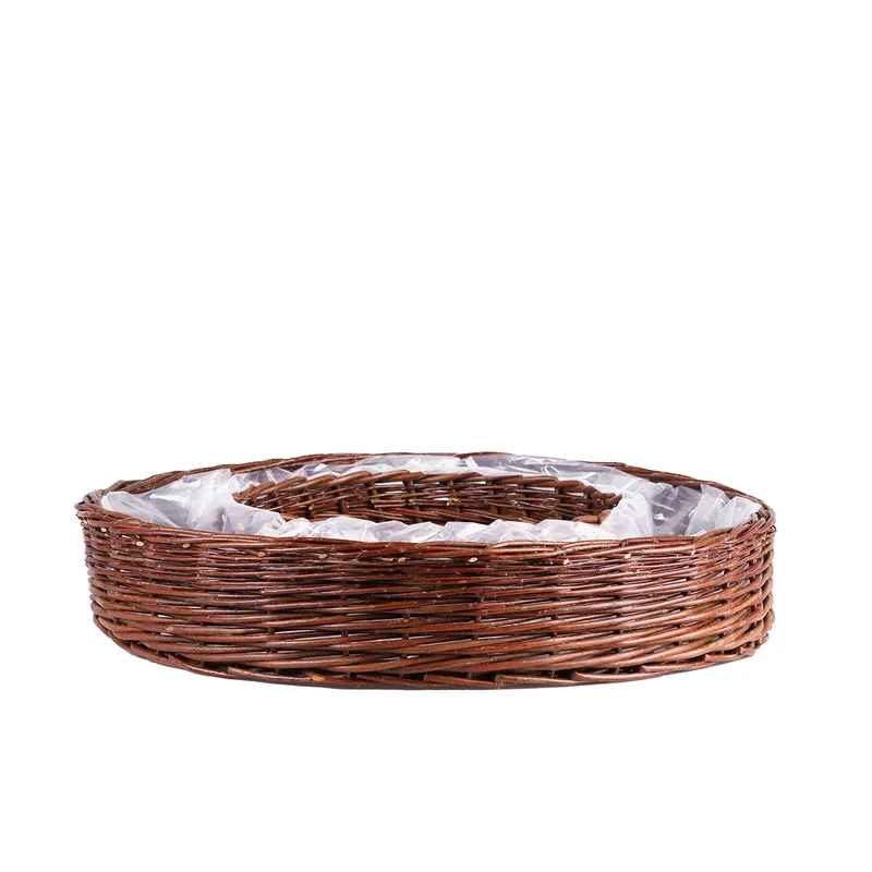 Pallados set of 3 wicker planter baskets with lining TheWickerStories