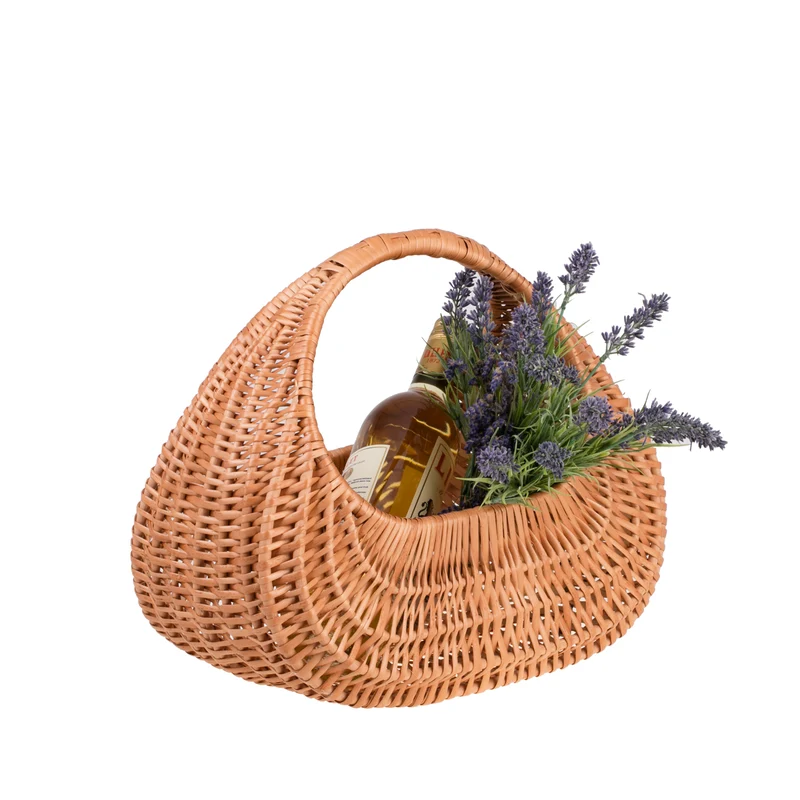 Woravia wicker shopping basket with handle TheWickerStories