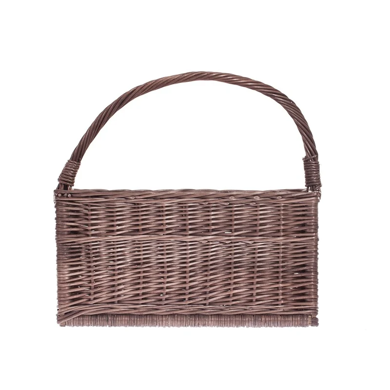 Gavis wicker magazine basket with handle TheWickerStories