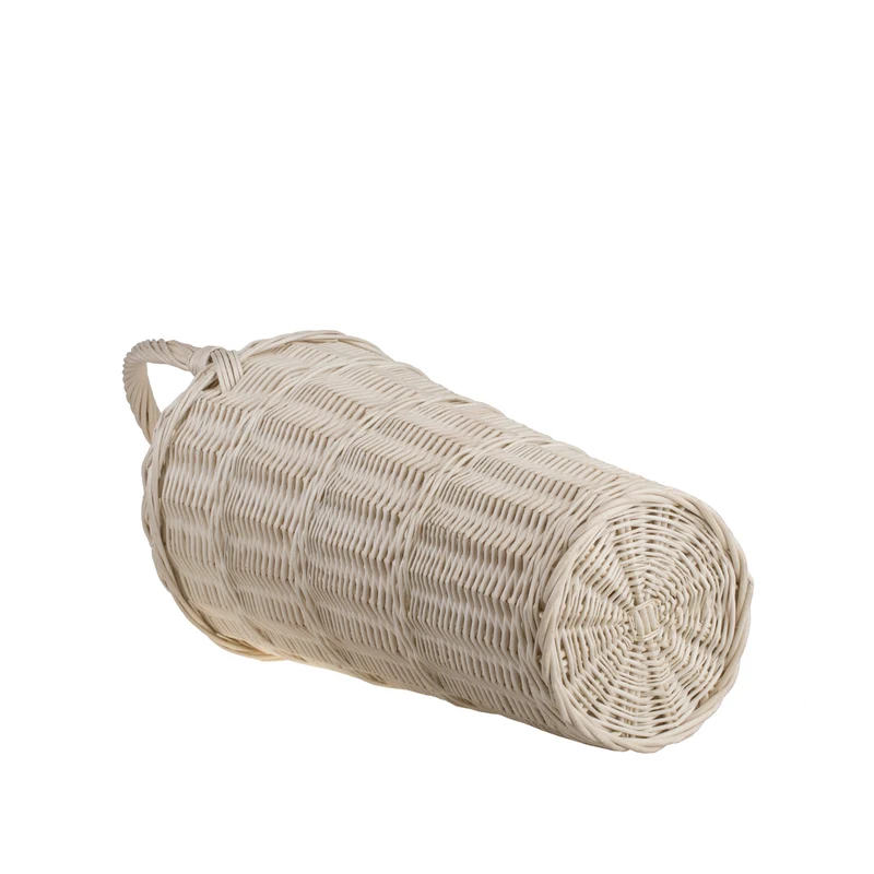 Vulpes wicker umbrella stand with handle TheWickerStories