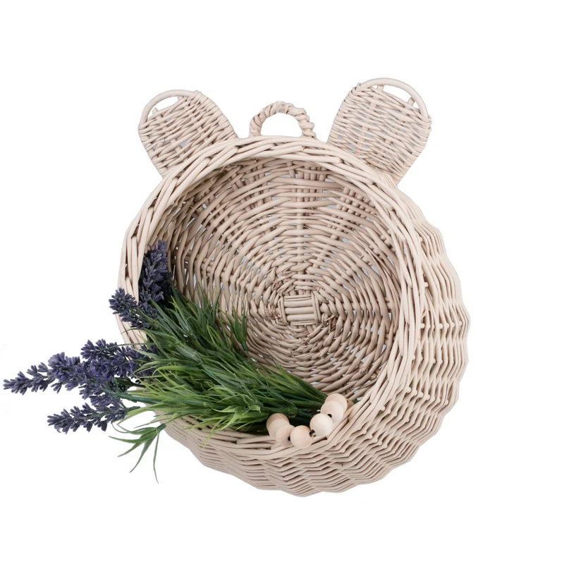 Zanoria wicker basket with handle TheWickerStories