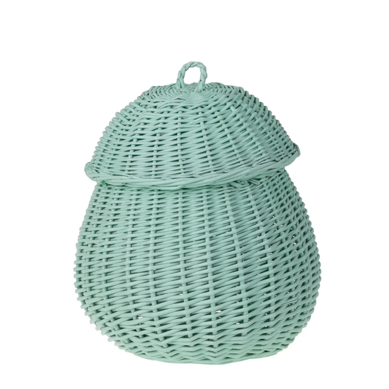 Zelveta wicker basket with lid TheWickerStories