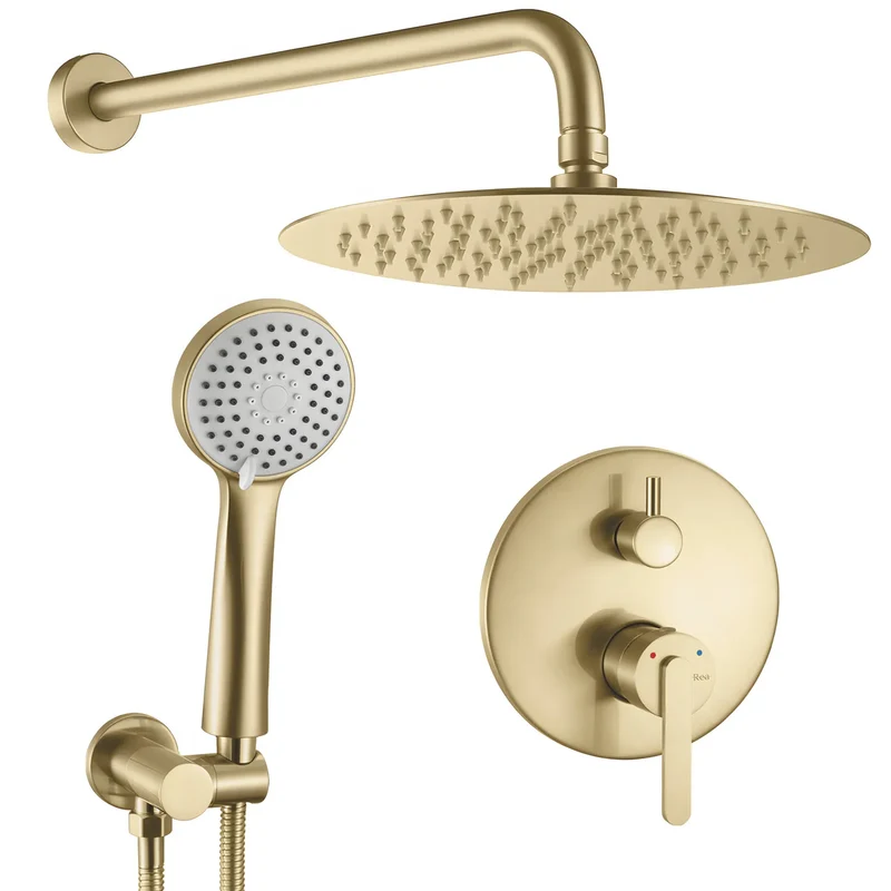Unterputzdusche Ontario Gold Matt