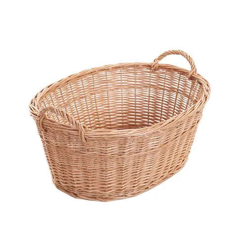 Milvus wicker basket with handles TheWickerStories