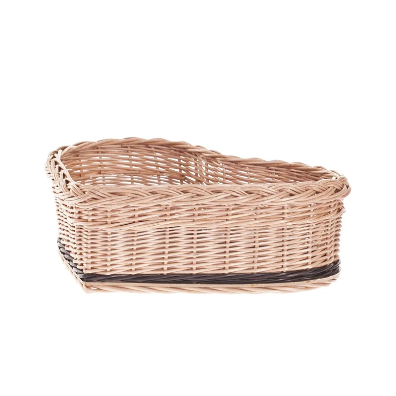Zadaris small wicker basket with red lining TheWickerStories