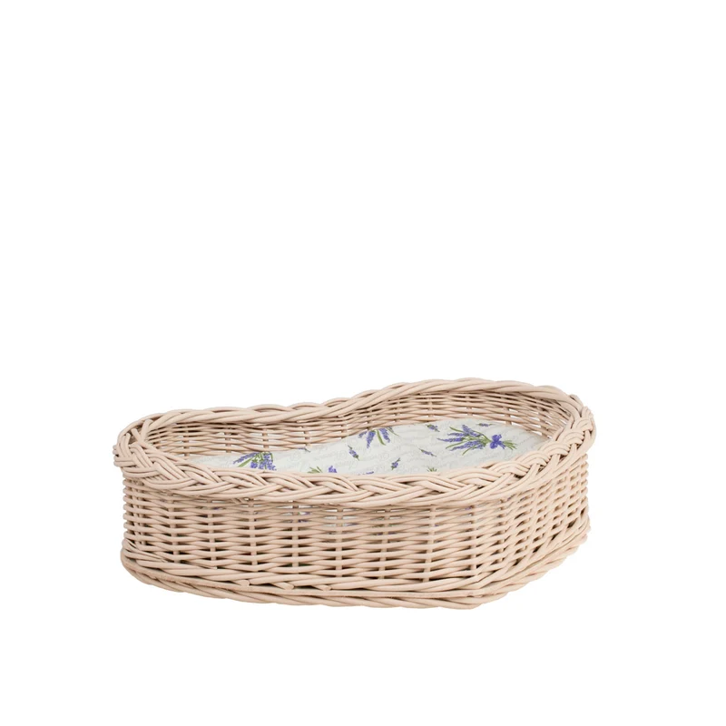 Zadaris small wicker basket with beige lining TheWickerStories