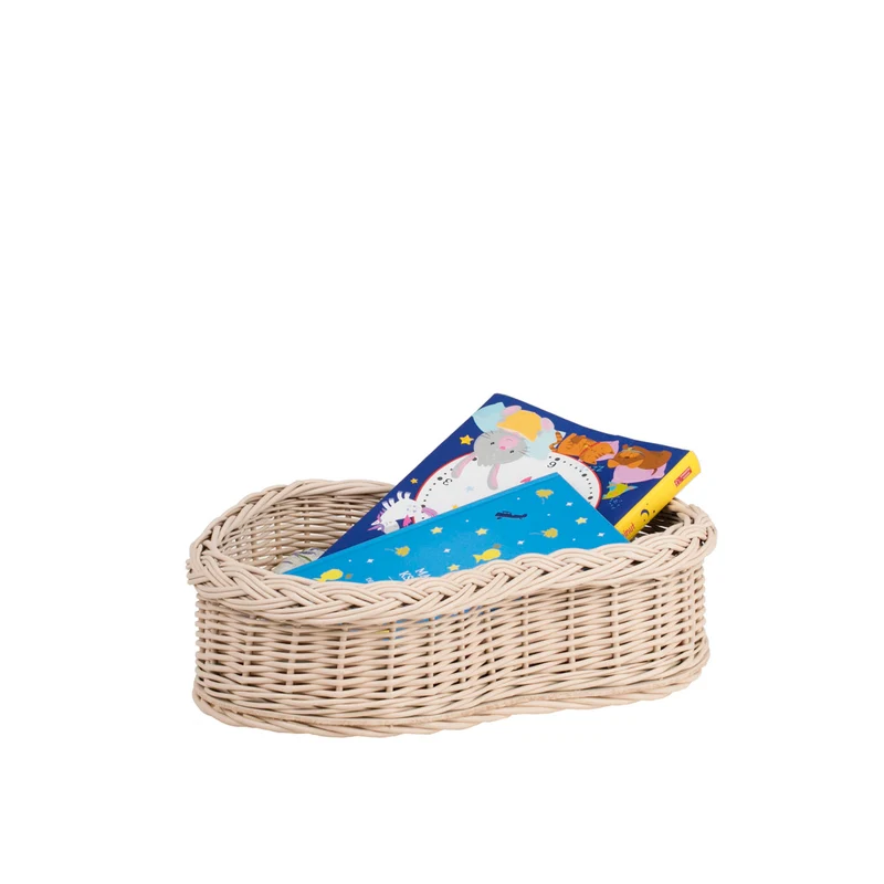 Zadaris small wicker basket with beige lining TheWickerStories