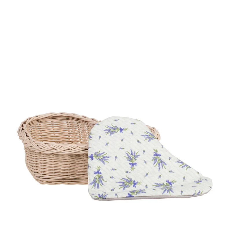 Zadaris small wicker basket with beige lining TheWickerStories