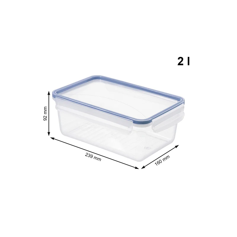 3er-Set 2l Rotho CLIC & LOCK