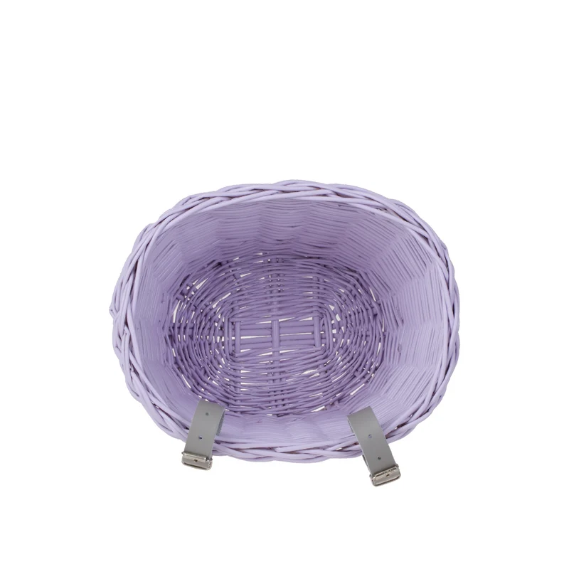 Paulus wicker bike basket for children, small bicycle basket with leather straps TheWickerStories