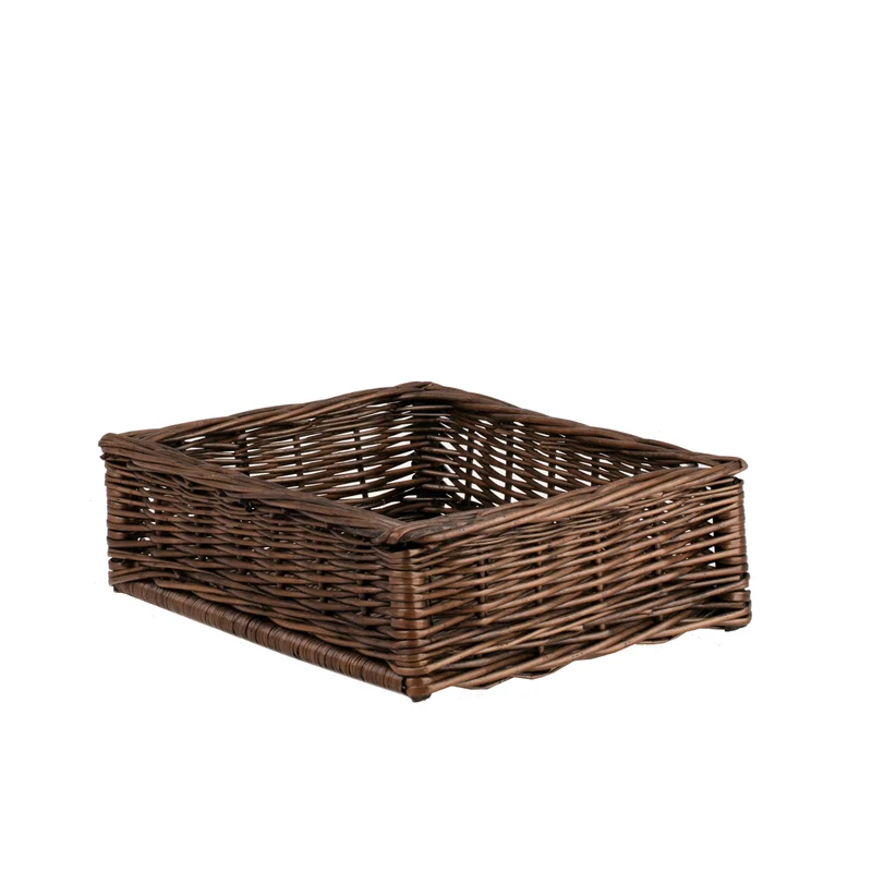 Jovalis wicker box, shelf and rack basket, wicker display storage basket TheWickerStories
