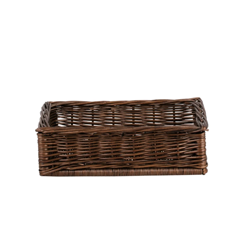 Jovalis wicker box, shelf and rack basket, wicker display storage basket TheWickerStories