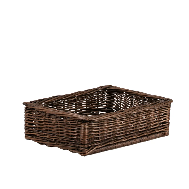 Jovalis wicker box, shelf and rack basket, wicker display storage basket TheWickerStories