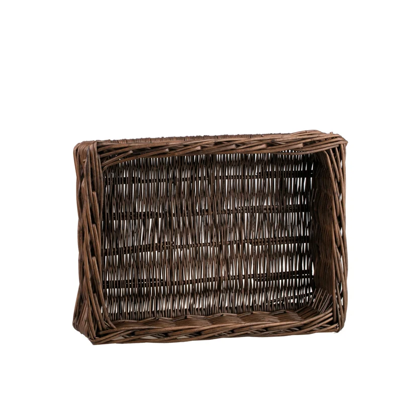 Jovalis wicker box, shelf and rack basket, wicker display storage basket TheWickerStories