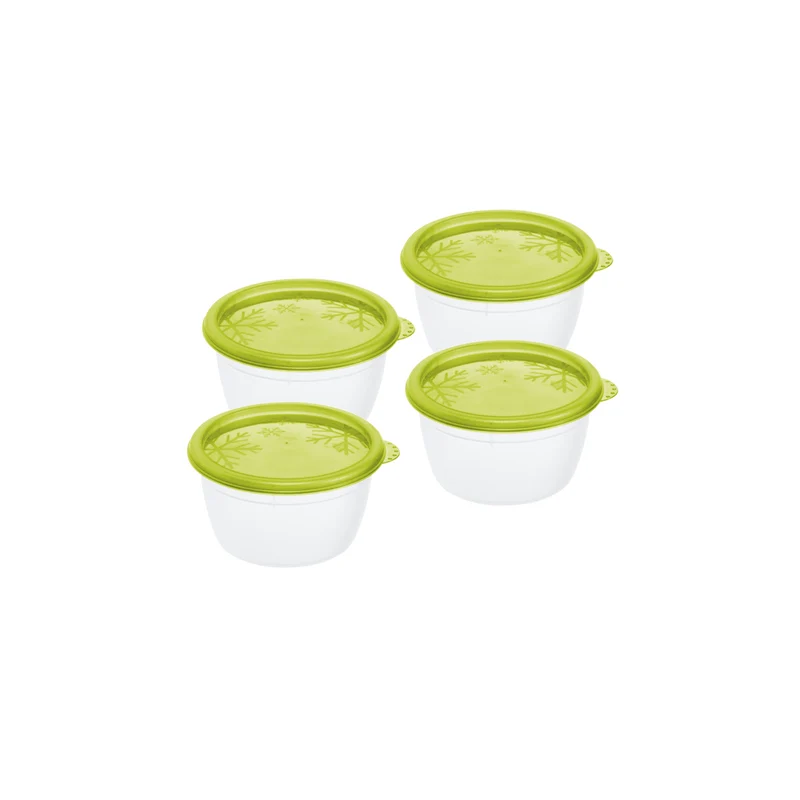 4er Set Kühlschrankdosen 0,15 l RONDO