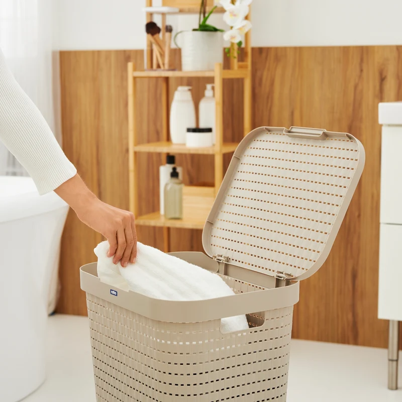 3er Set Wäschesammler 55 l COUNTRY
