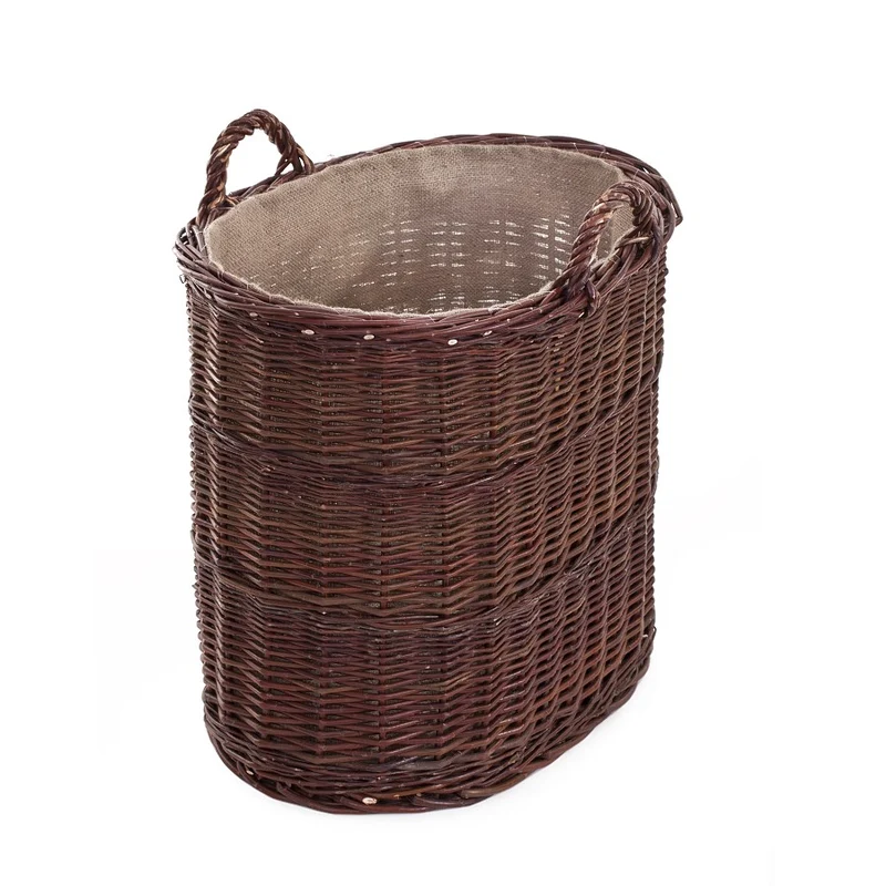 Celia wicker basket container with jute trim and handles TheWickerStories