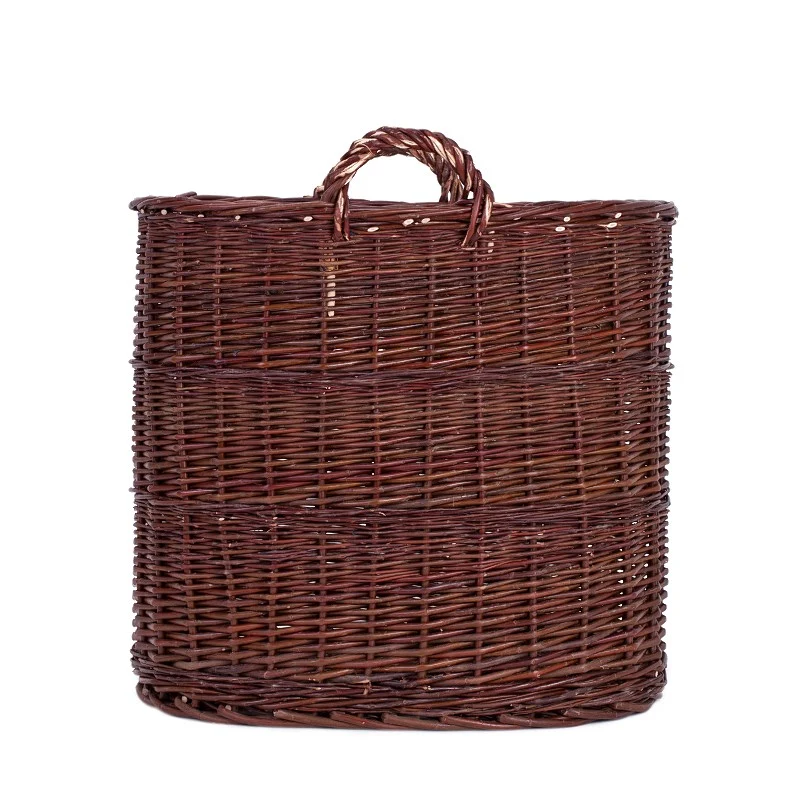 Celia wicker basket container with handles TheWickerStories