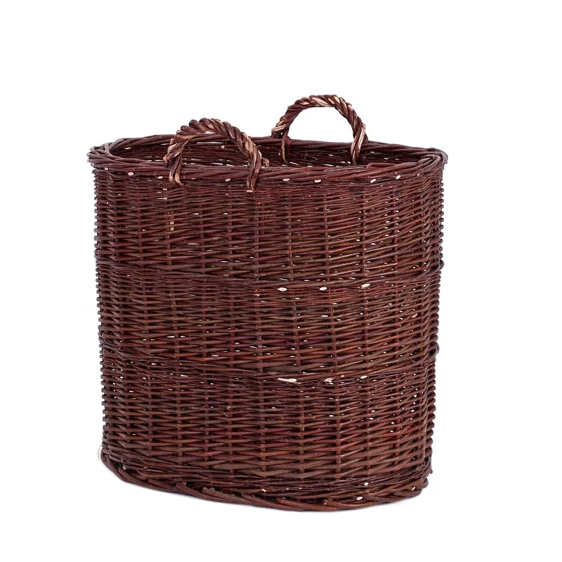 Celia wicker basket container with handles TheWickerStories