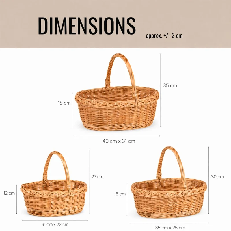 Winerissa wicker basket with handle TheWickerStories
