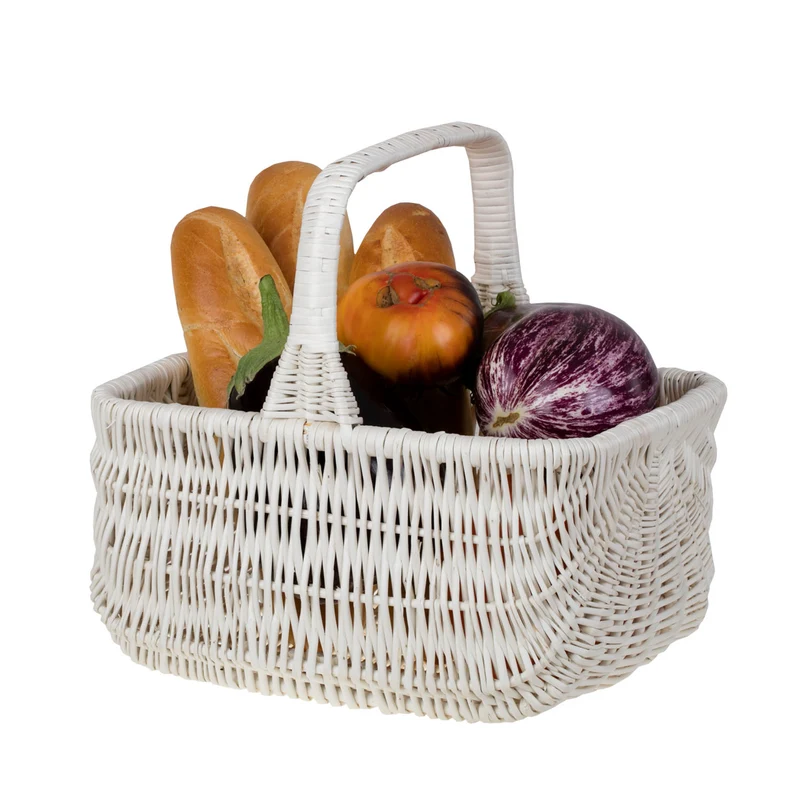 Willesia wicker shopping basket, mushroom and picnic basket, decorative gift basket TheWickerStories