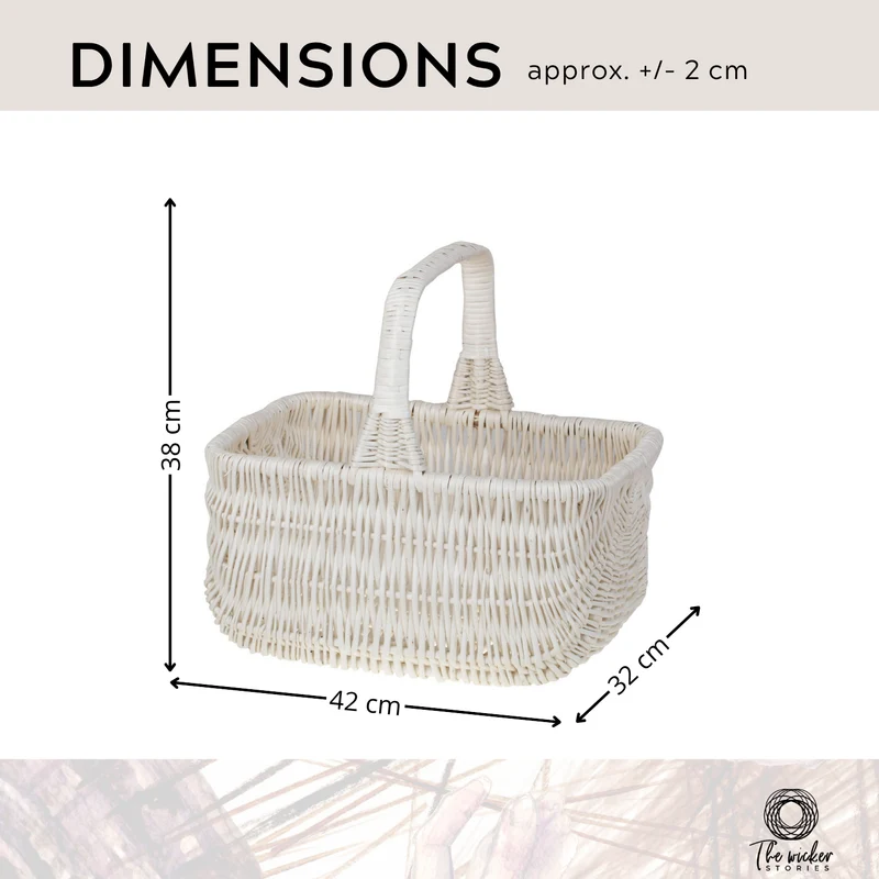 Willesia wicker shopping basket, mushroom and picnic basket, decorative gift basket TheWickerStories