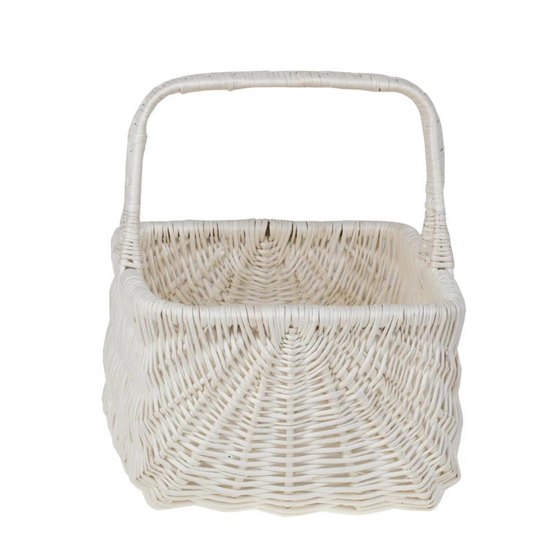 Willesia wicker shopping basket, mushroom and picnic basket, decorative gift basket TheWickerStories