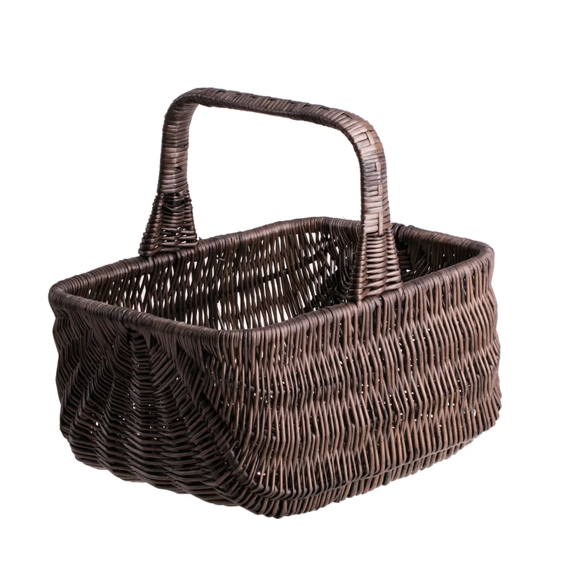 Willesia wicker shopping basket, mushroom and picnic basket, decorative gift basket TheWickerStories