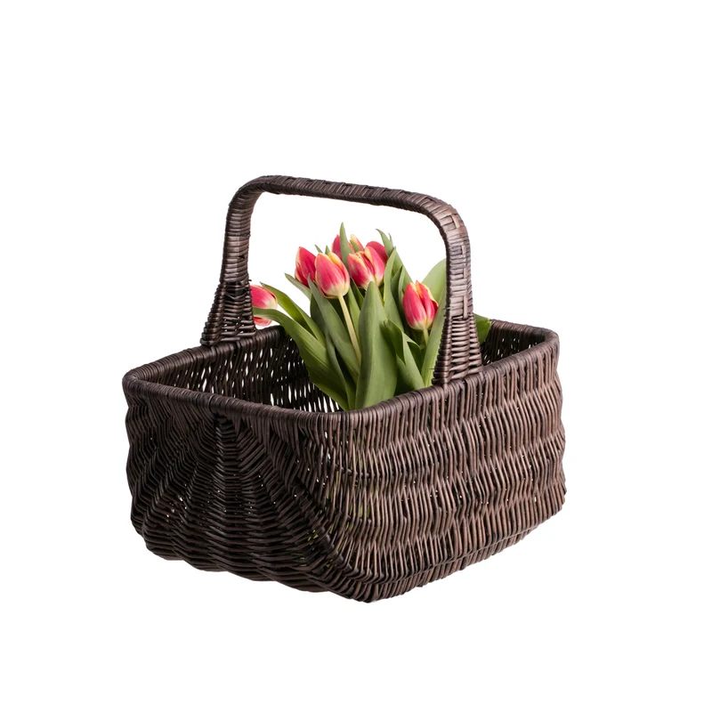 Willesia wicker shopping basket, mushroom and picnic basket, decorative gift basket TheWickerStories