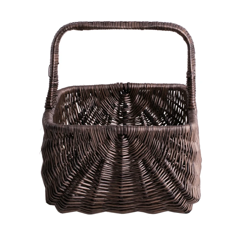 Willesia wicker shopping basket, mushroom and picnic basket, decorative gift basket TheWickerStories