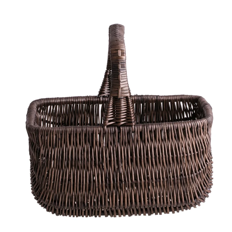 Willesia wicker shopping basket, mushroom and picnic basket, decorative gift basket TheWickerStories
